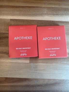 APOTHEKE Pura Sea Salt Grapefruit Fragrance Refills for car- you get 2.